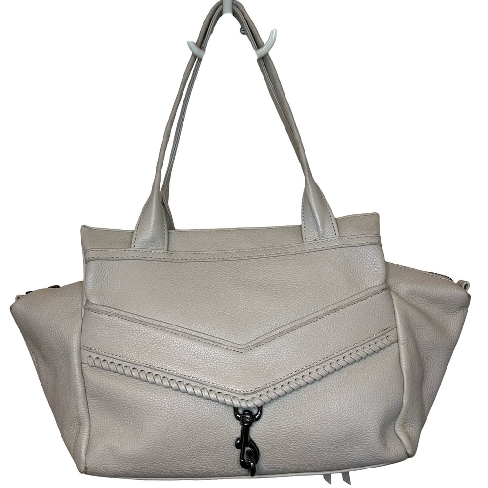 Botkier Elegant Cream Leather Tote Bag - Picture 1 of 14